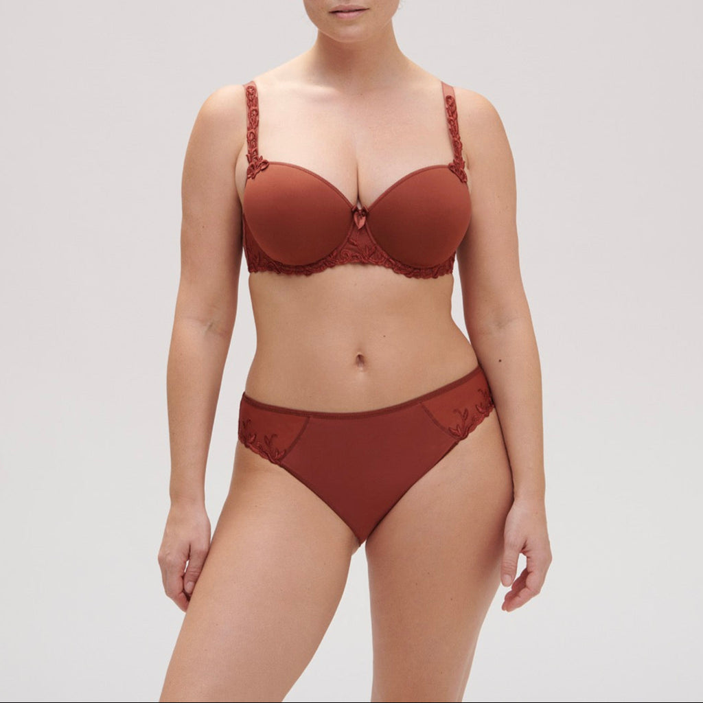 Andora 3D Spacer Moulded Padded Bra - Canyon Brown