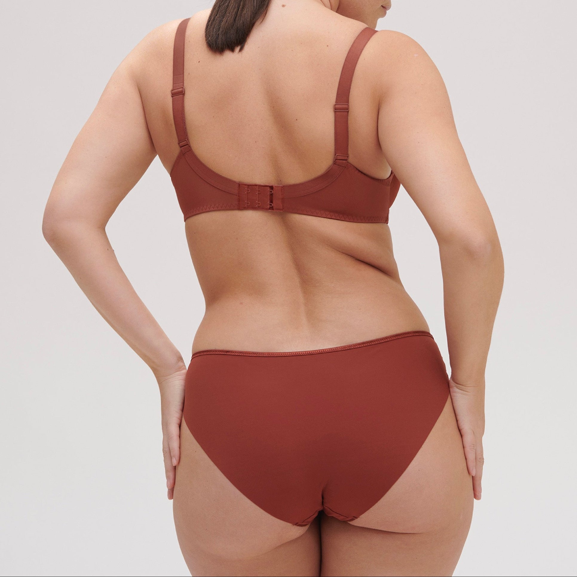 Andora 3D Spacer Moulded Padded Bra - Canyon Brown