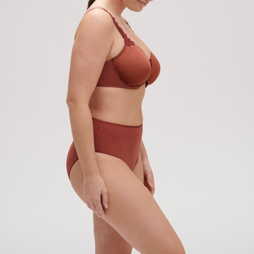 Culotte Taille Haute Andora - Marron