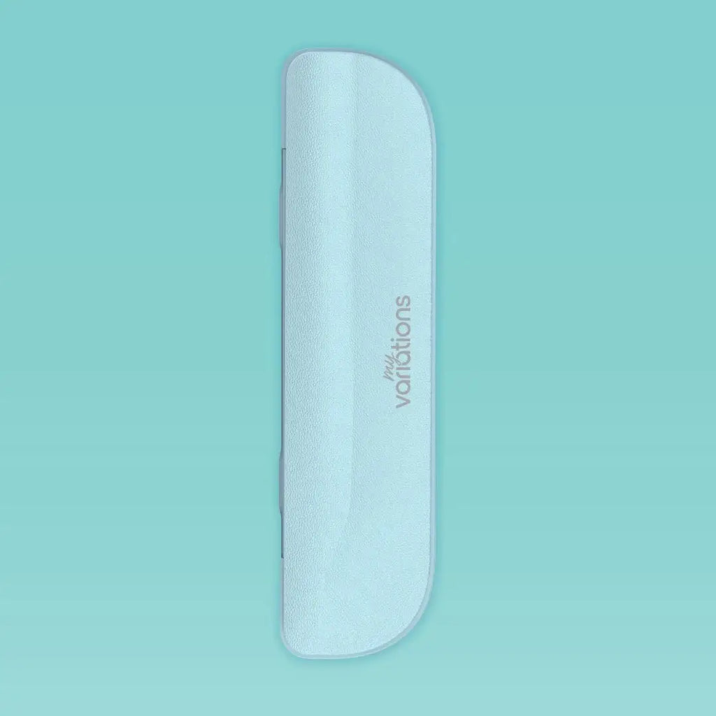 Blue Brush + Case + Support