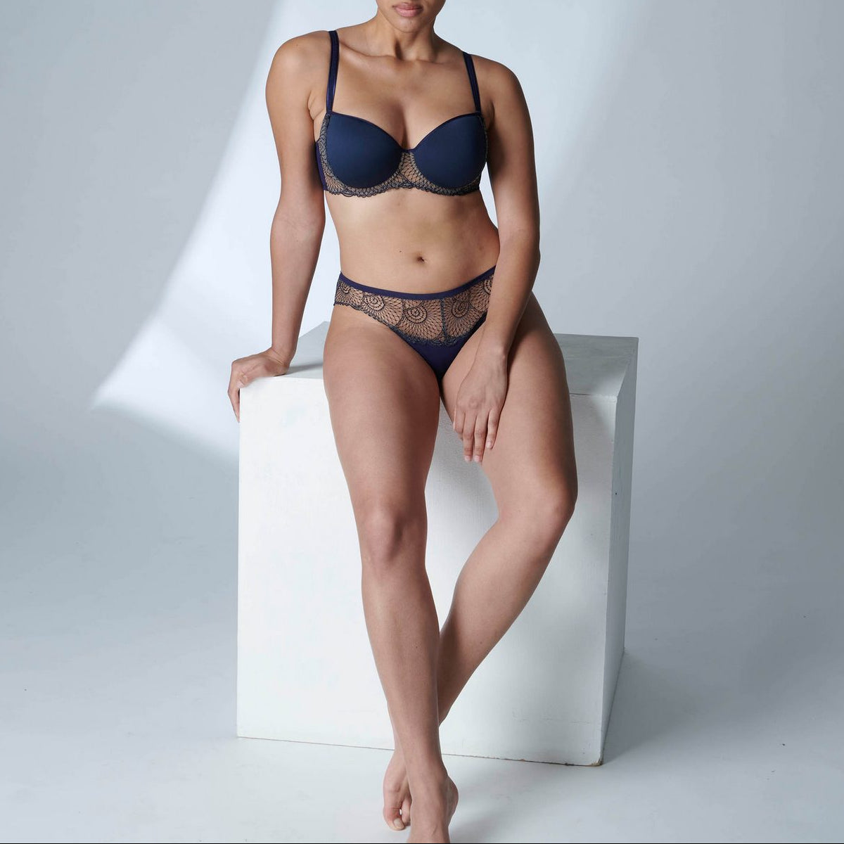 Soutien-Gorge Padding Moulé Spacer 3D Reflet - Minuit