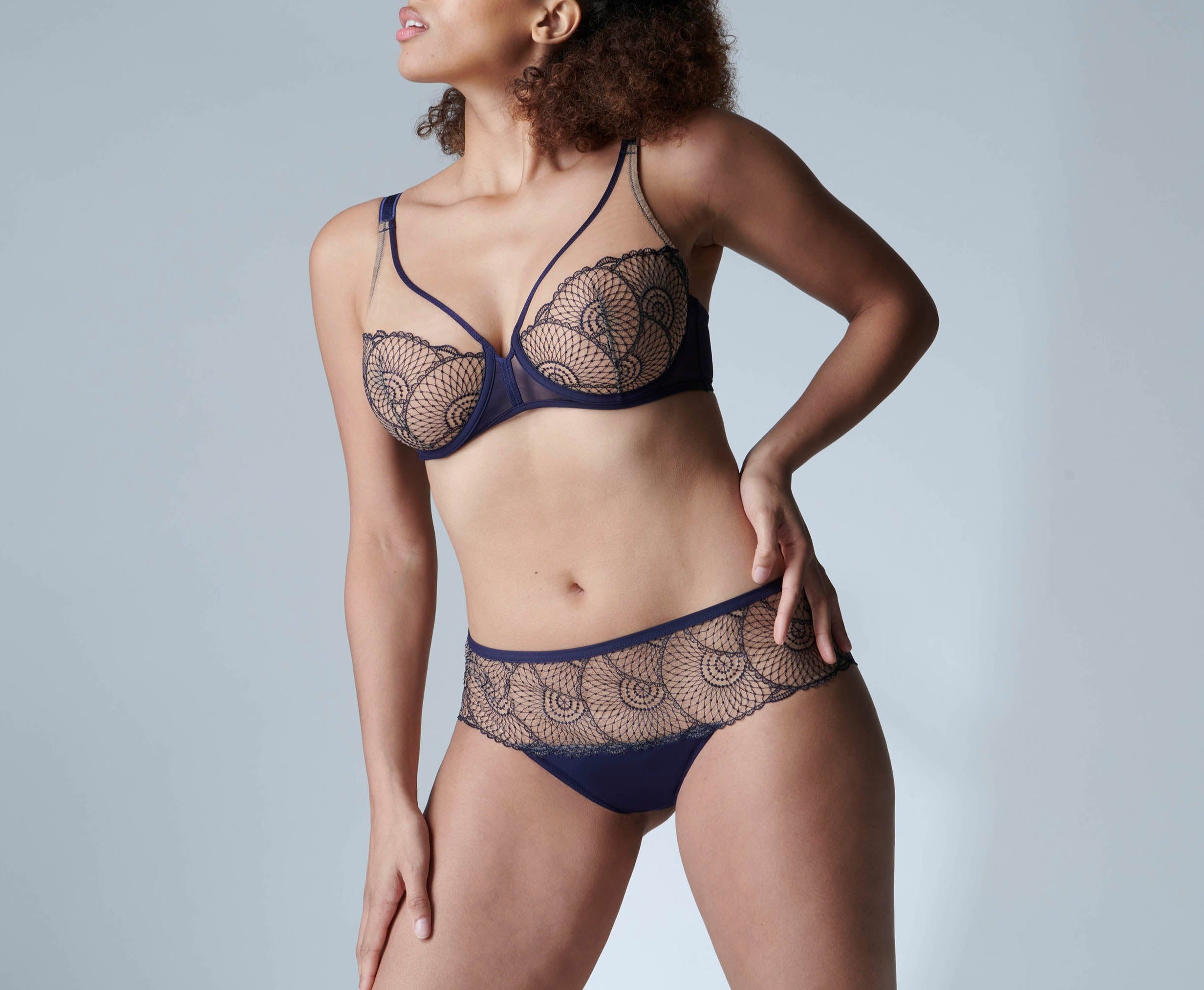 Shorty Reflet - Bleu