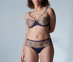 Shorty Reflet - Bleu