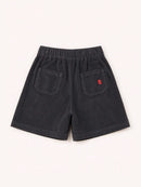 Le Bermuda Velours Ardoise