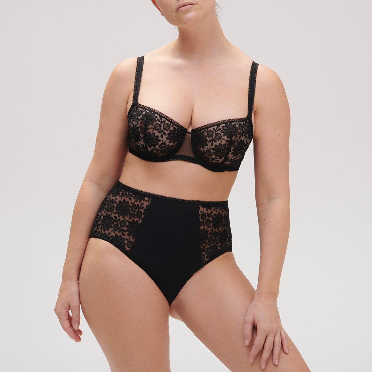 Culotte Taille Haute Amazone - Noir