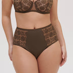 Amazone High-Waisted Briefs - Green