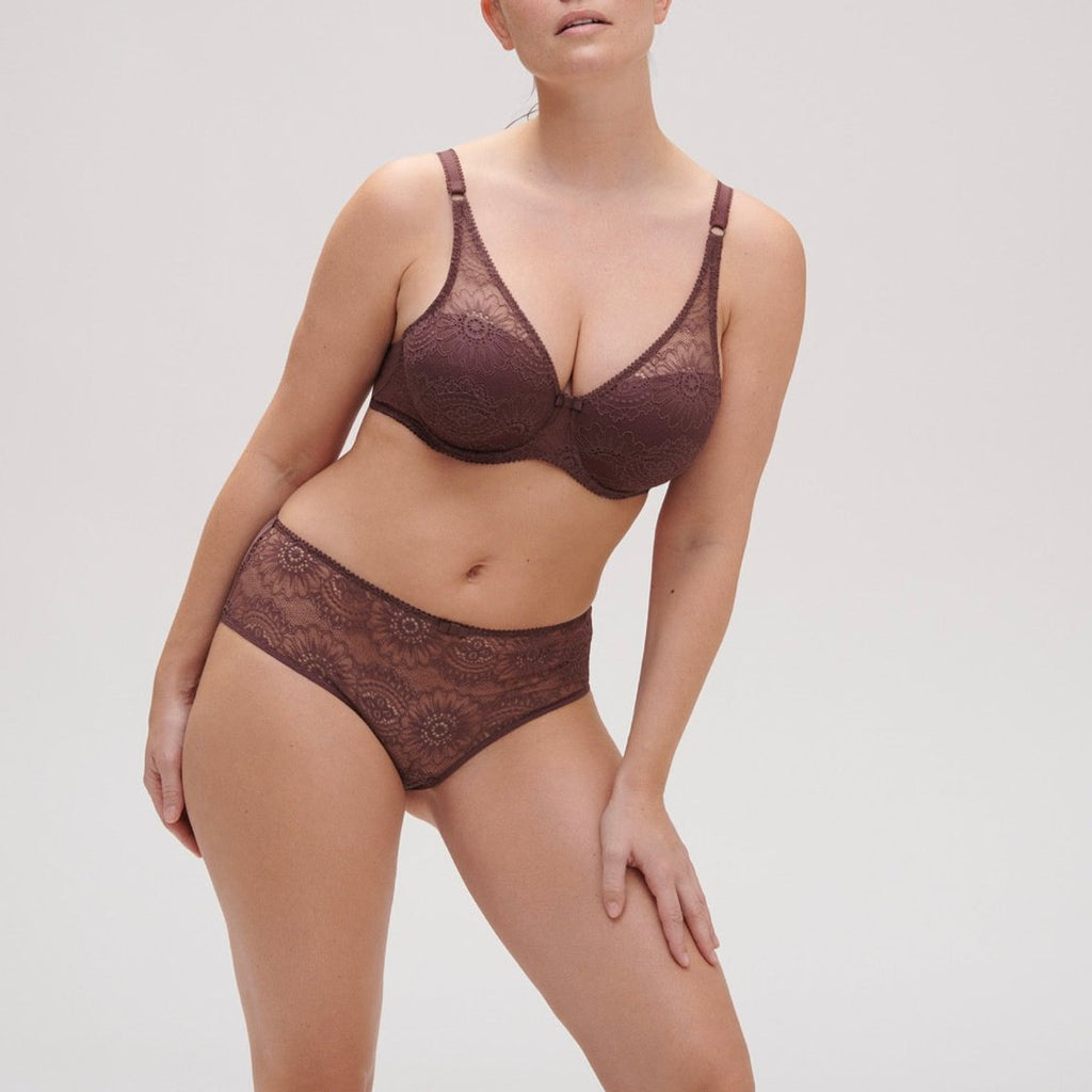 Soutien-Gorge Ampliforme Embleme - Marron