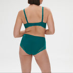 Destinee Support Padded Underwired Bra - Pavo Blue