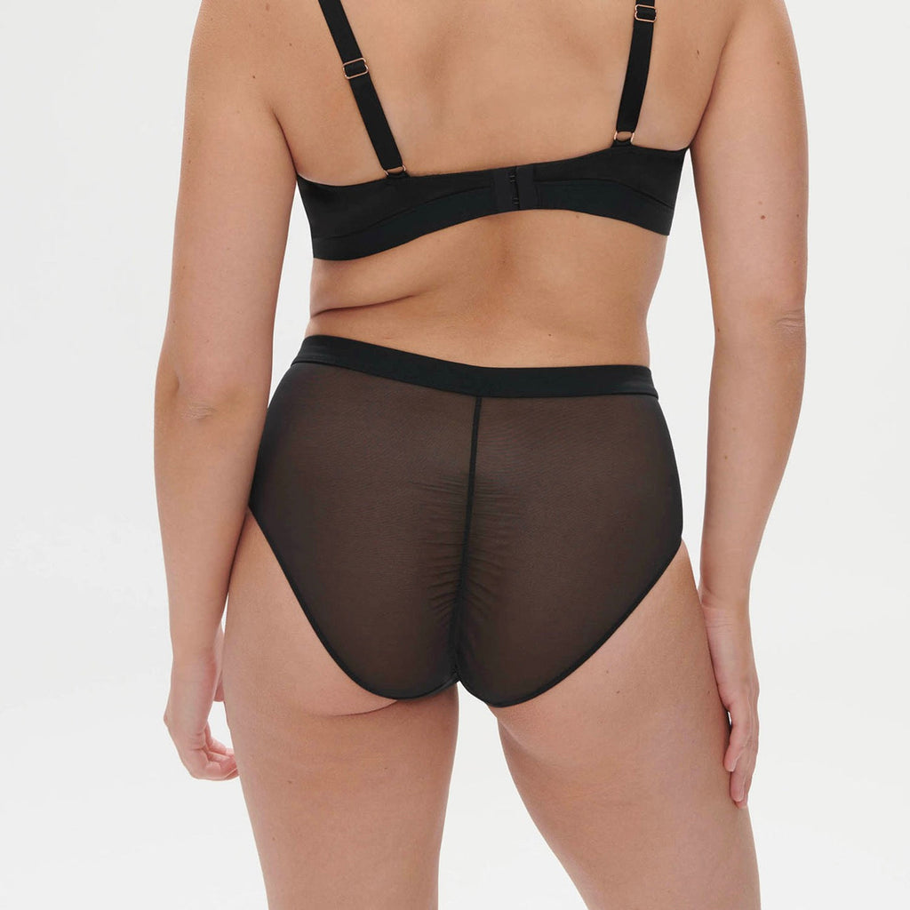 Culotte Taille Haute Mystic - Noir