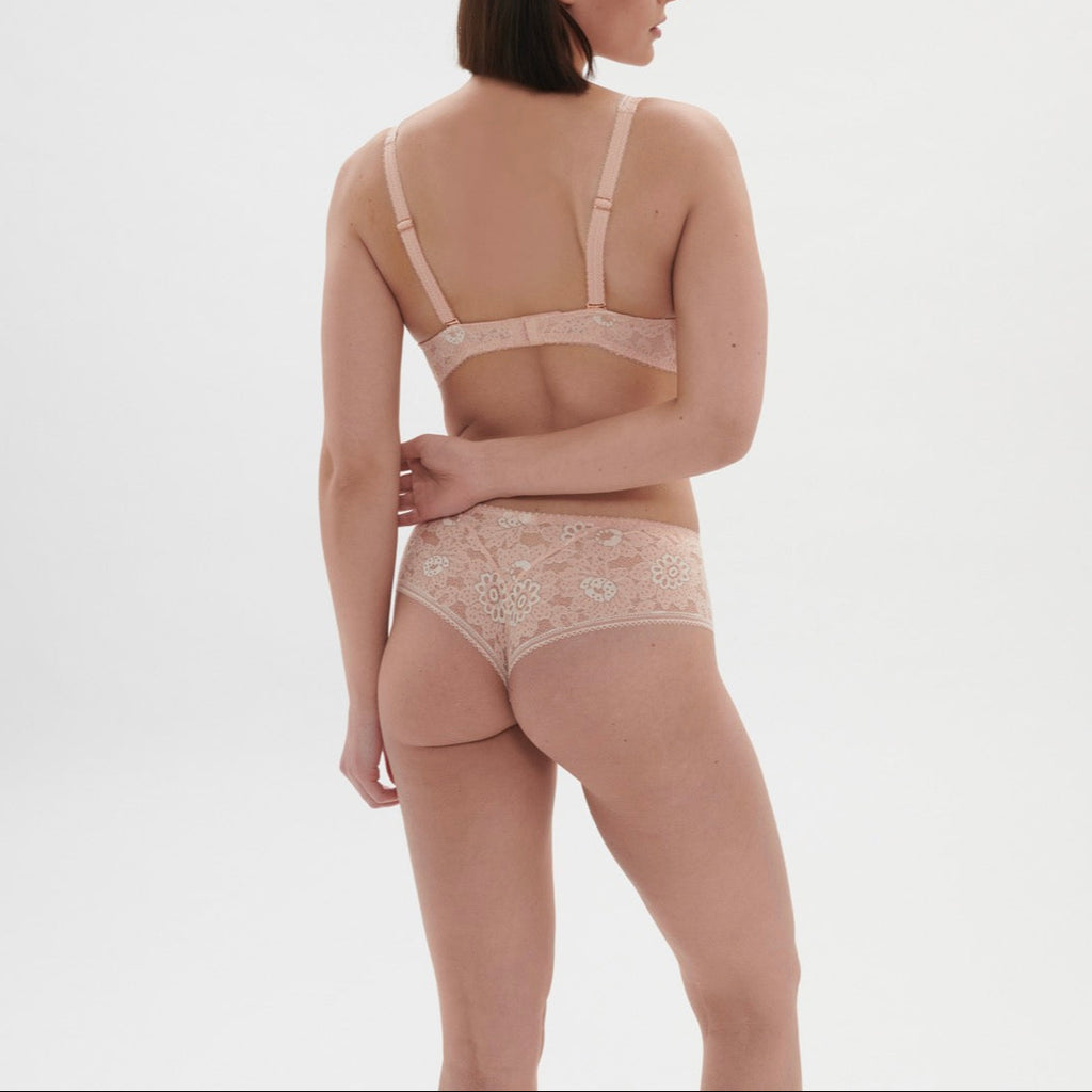 Shorty de Encaje Festive - Rosa