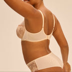 Soutien-Gorge Armature Décolleté Plongeant Allure - Beige Chic