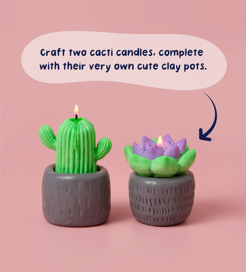 Creative Candle & Clay Kit - Cacti Creations