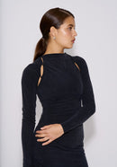 Robe Longue Antonia - Truffle