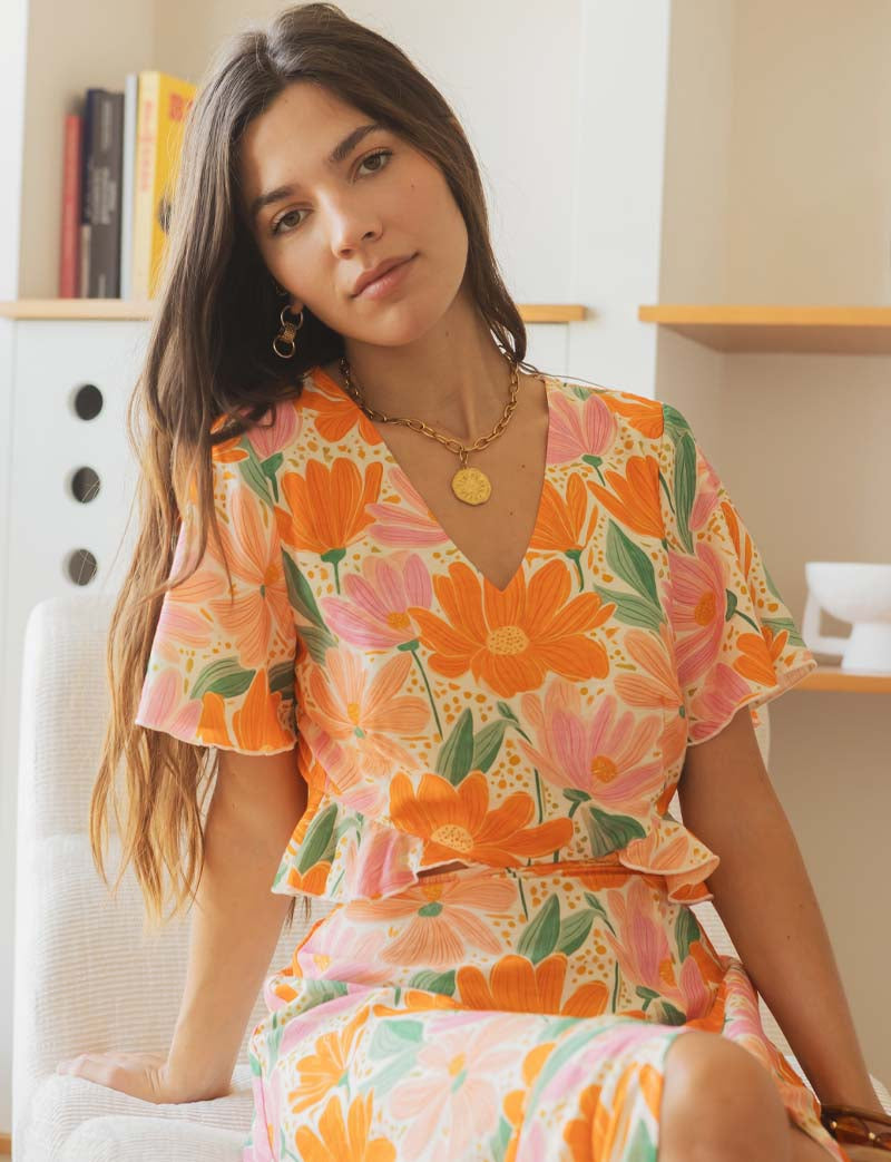 Robe Fleurie Ana