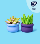 Foam Dough Collectibles: Buds & Blooms - Succulent