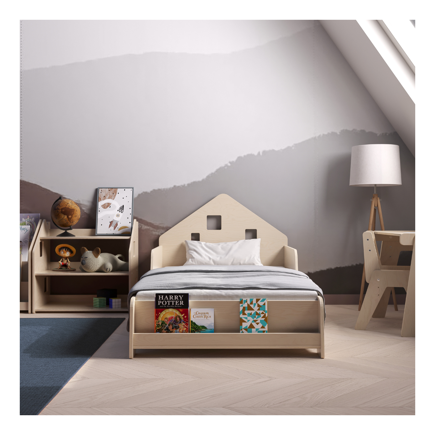 Lit Cabane Extensible Avec Éclairage Led