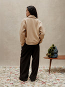 Blouson Sculpture Rose Glacé