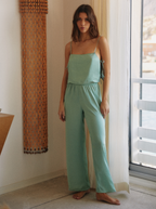 Pantalón Menta Sedoso