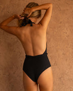 Bañador Bruna - Negro en relieve