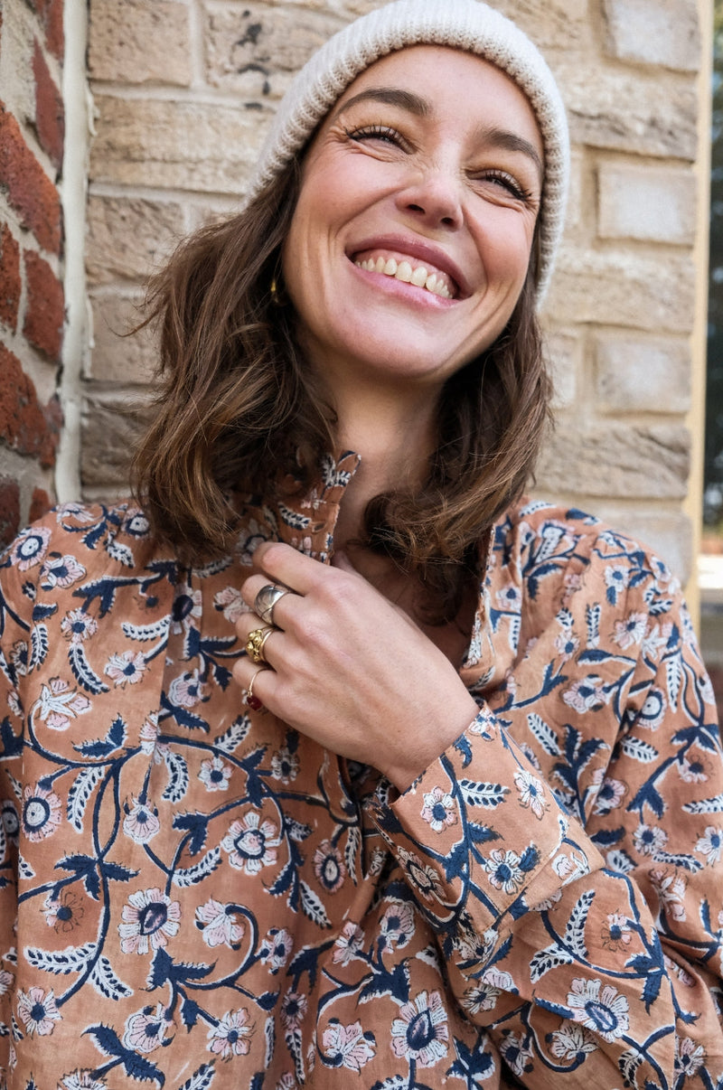 Blouse Lucie Abricot