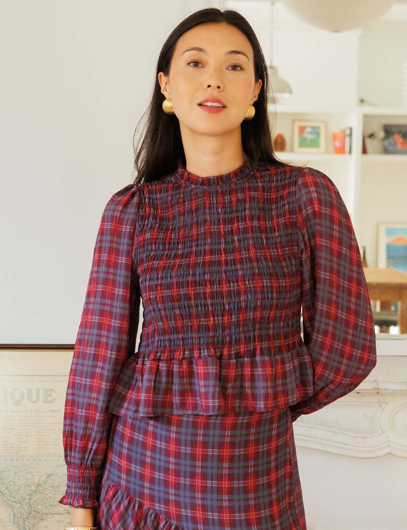 Blouse À Carreaux Palomy