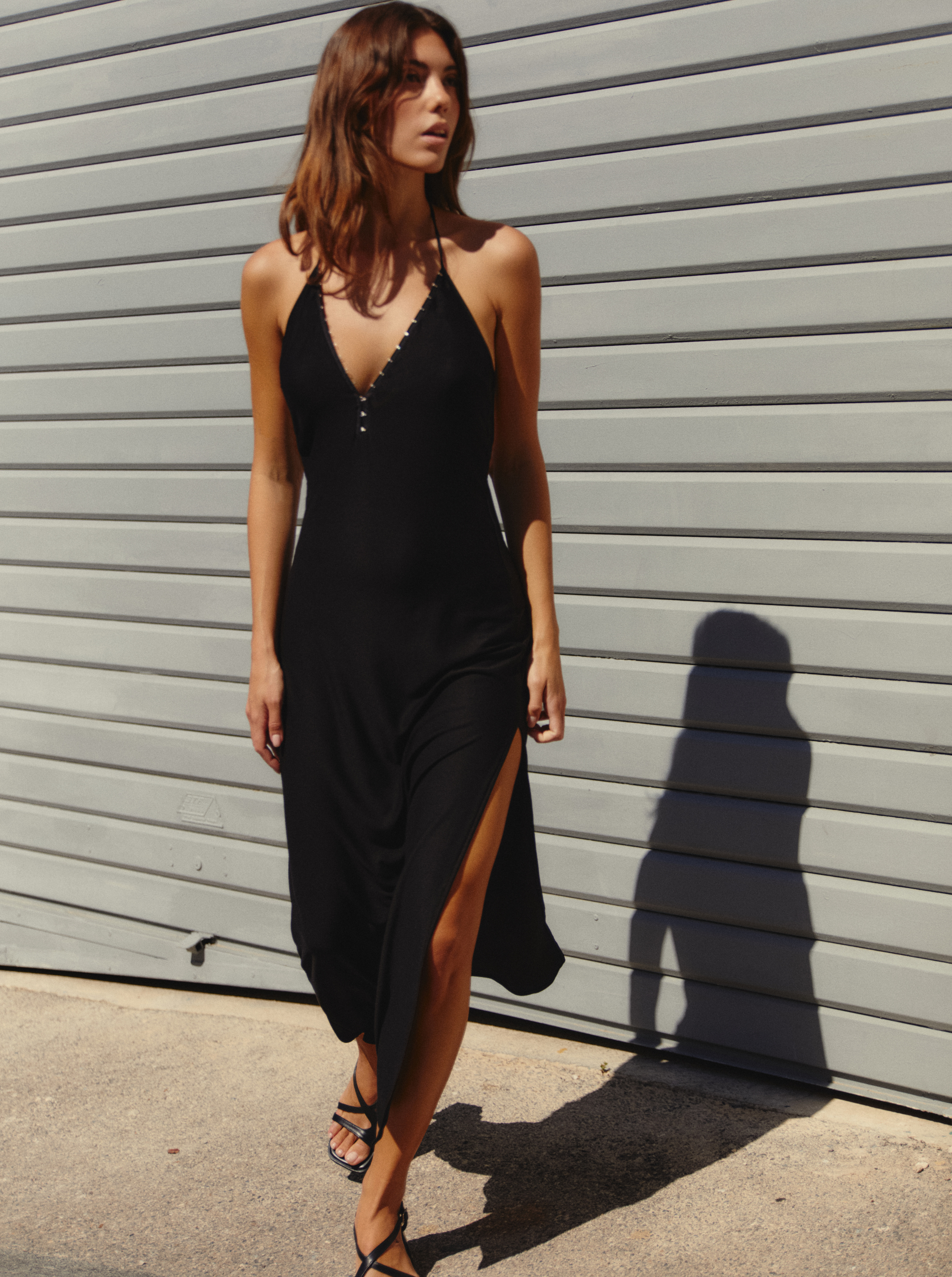 Robe Black Siren longue