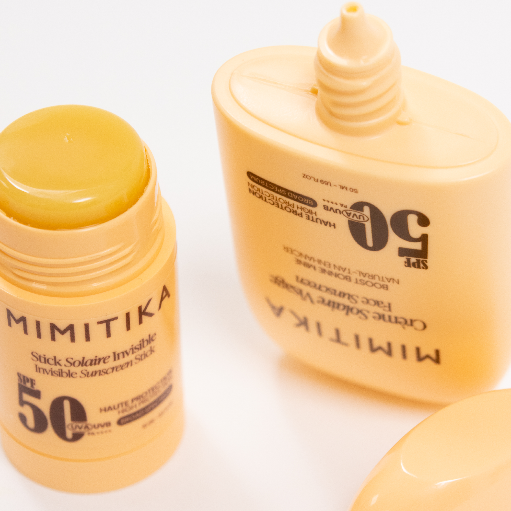 Duo Crème Visage SPF50 et Stick Solaire SPF50