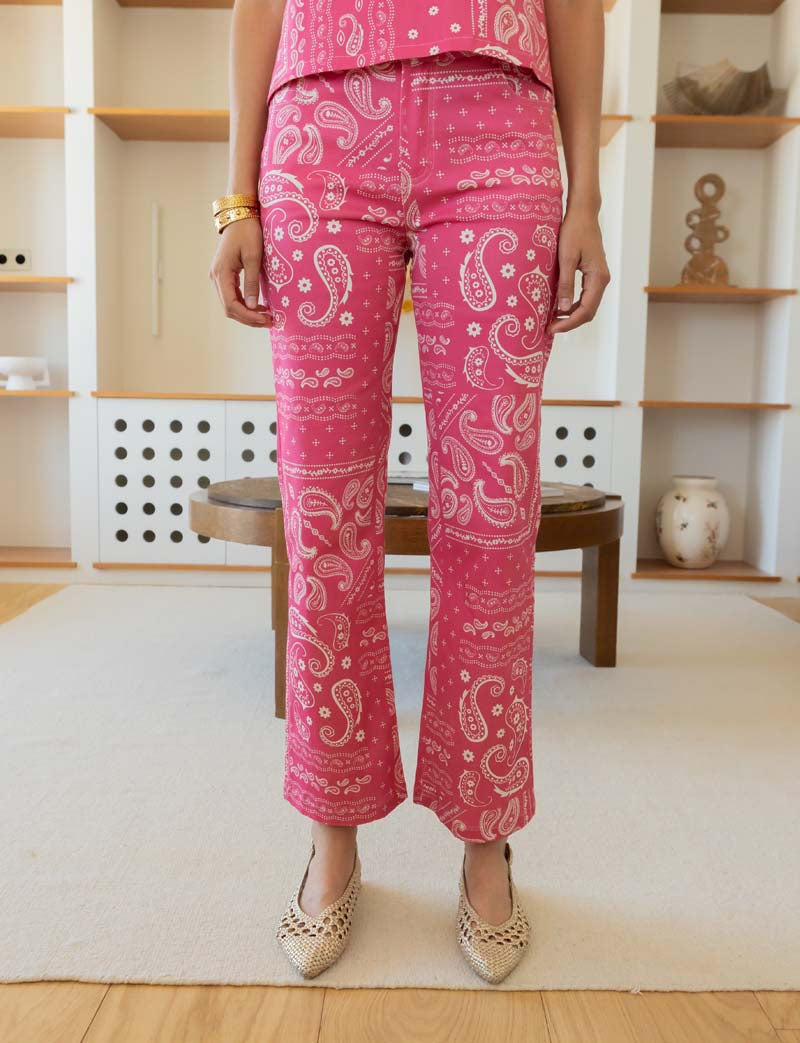Jony Pink Bandana Jeans