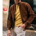 Fursac - Blouson En Daim - Cognac