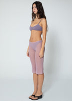 Capri Pantalon Résille - Violet