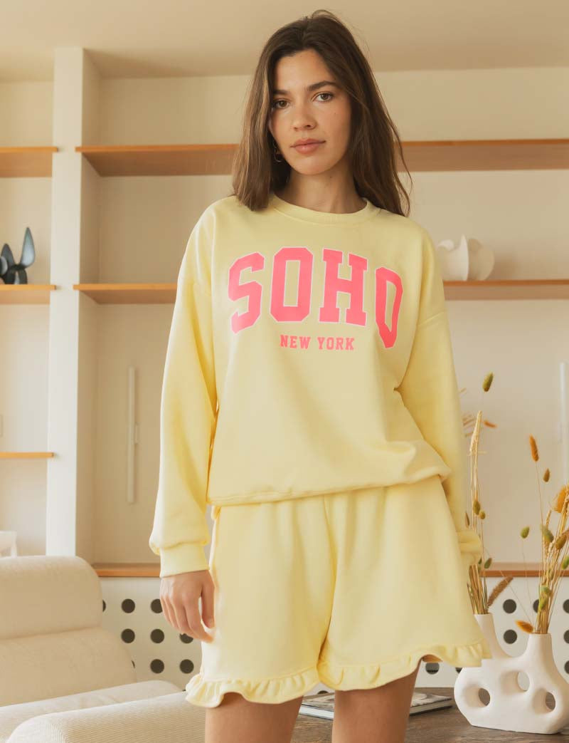 Felpa Gialla Soho