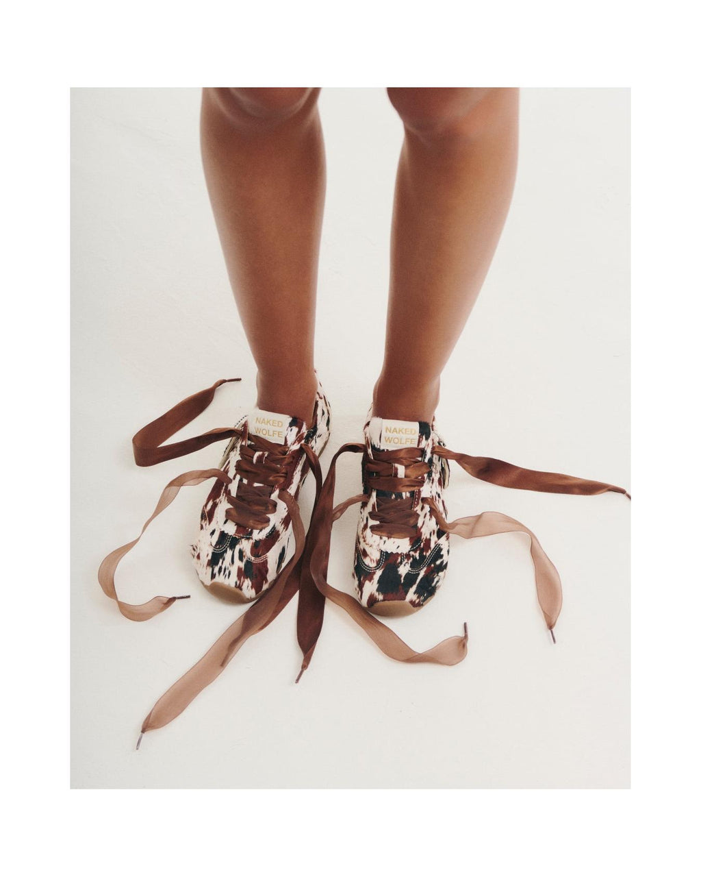 Sneakers Adorable - Kuhfell-Print - Damen