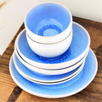 Servicio para 2 - Azul mineral