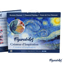 Broderie Diamant - Planche De Surf Colorées 40X50Cm Toile Tendue Sur Châssis