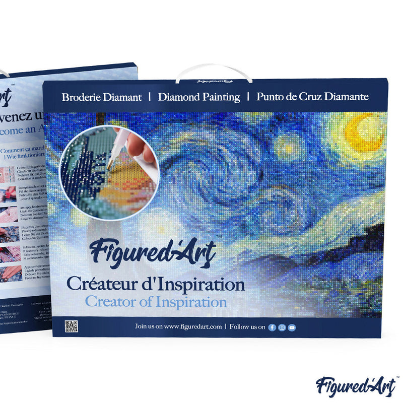 Broderie Diamant - Paradis Tropical Du Surf 40X50Cm Toile Tendue Sur Châssis