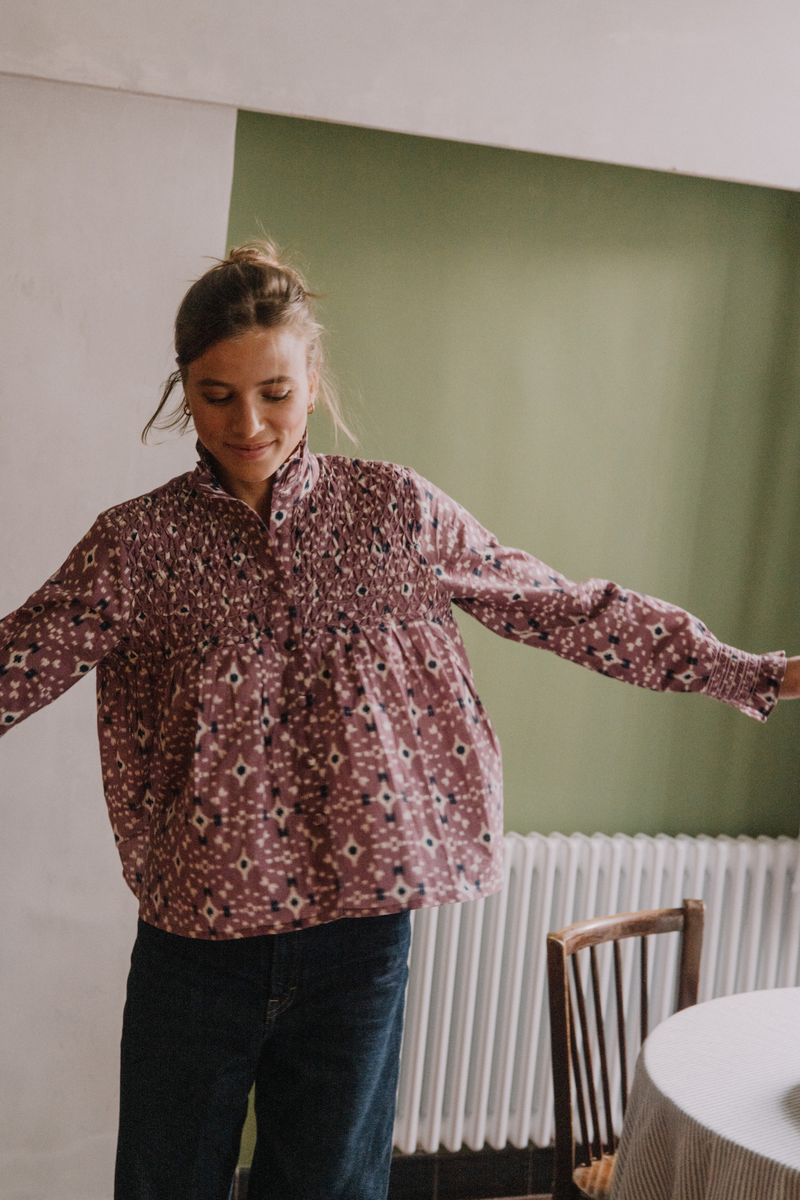 Blouse Victoria - Violine