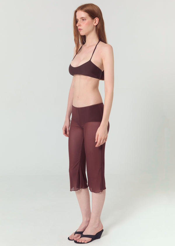 Capri Pantalón Red - Marrón