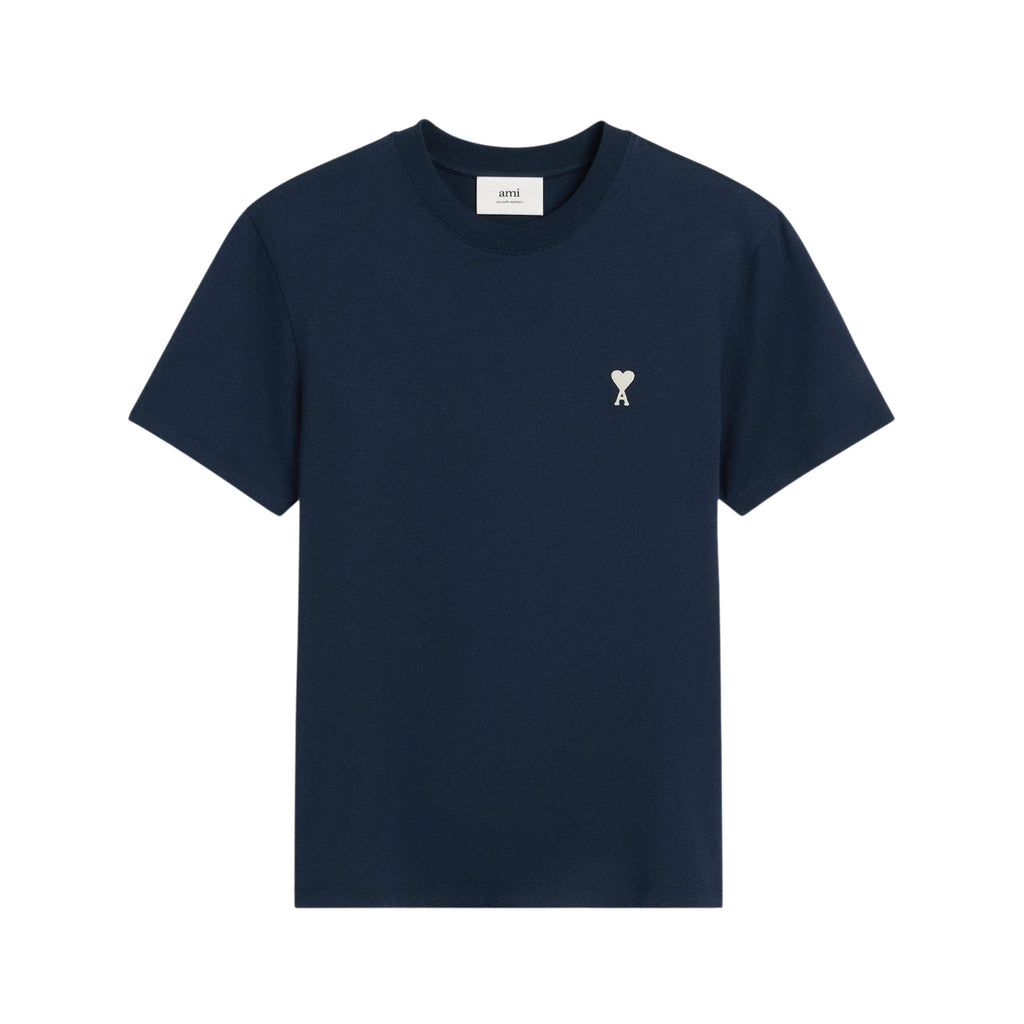 Ami Paris - Camiseta Ami De Coeur – Azul Blanco