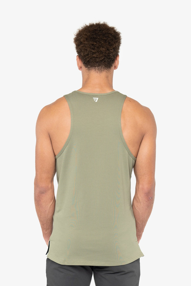 Tank Active Terry - Frosty Green