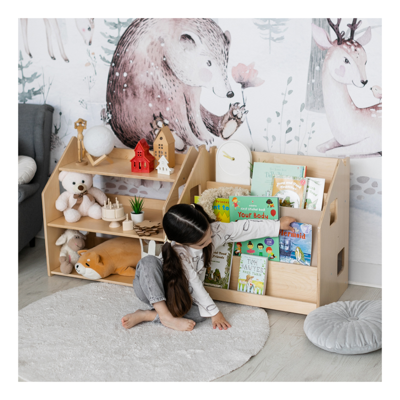 Bibliothèque & Étagère À Jouets Duo – Édition Limitée