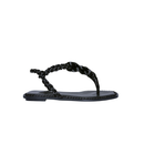 Thory Black Flat Sandal