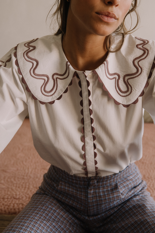 Blouse Lucette - Blanc