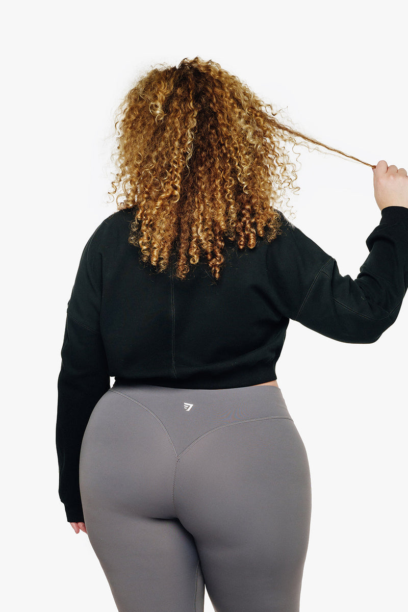 Sweatshirt Fleece  - Black