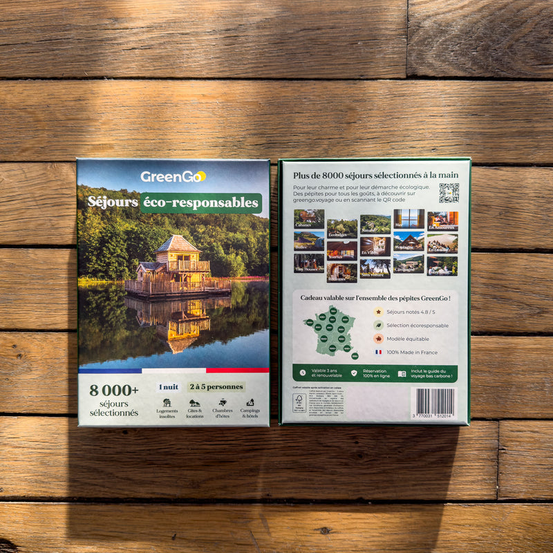 Coffret séjour éco-responsable - 1 nuit