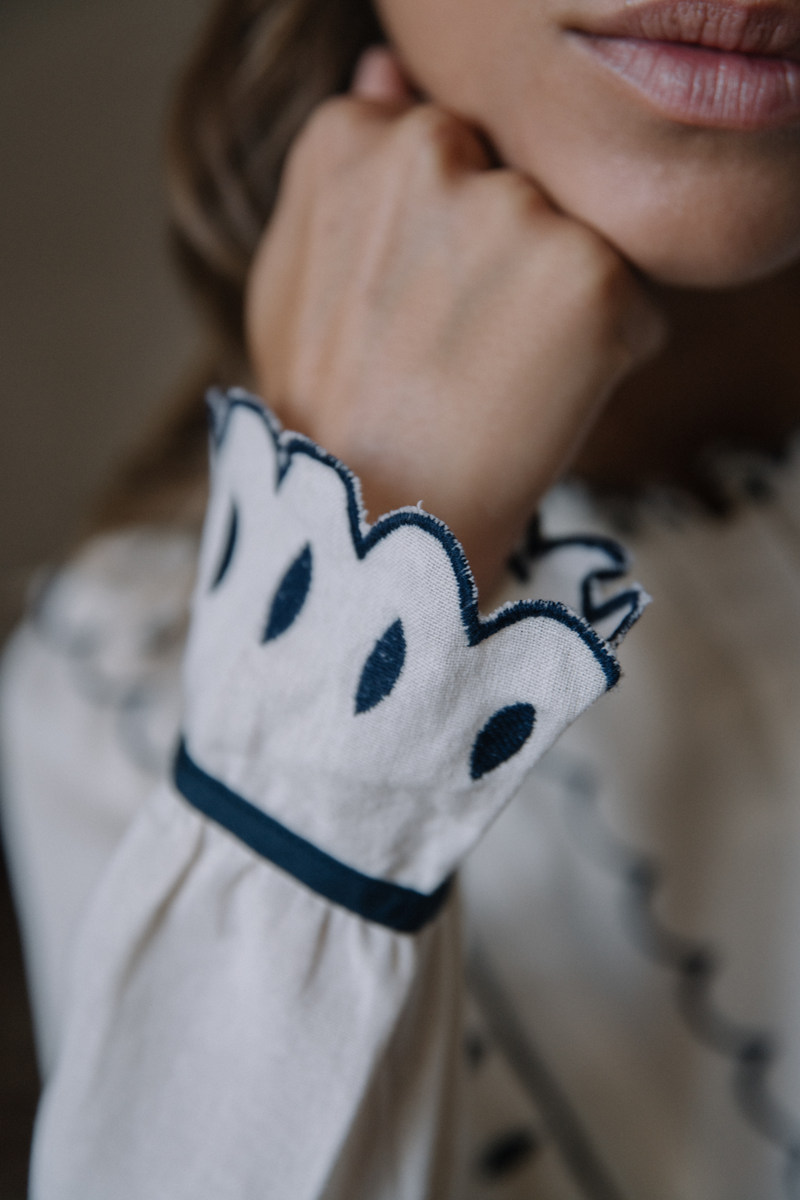 Blouse Amande - Blanc