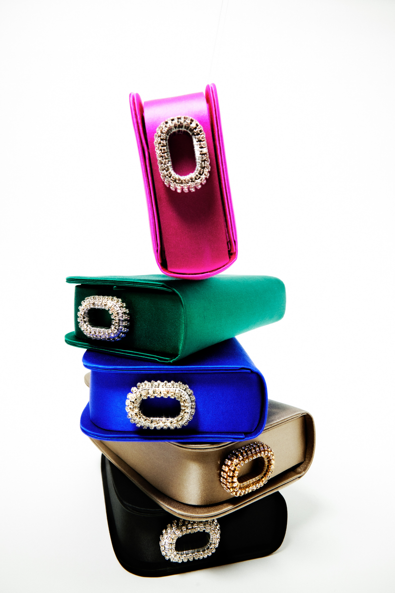 Catena One Glam Emerald Two Sided Clutch