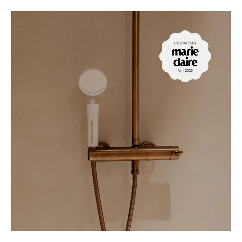 Pommeau de Douche Filtrant + 1 Filtre (2 mois de filtration)