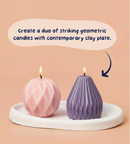 Creative Candle & Clay Kit - Geometric Glow