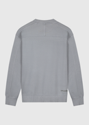 Pull Col Rond Premium Blanks - Washed Grey