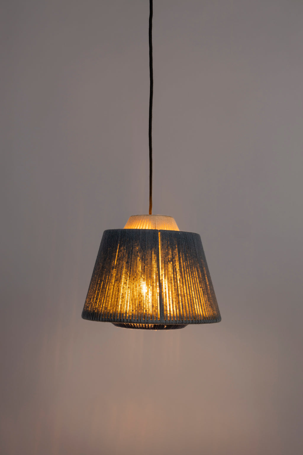 Yumi - Pendant light - Polyester - Blue
